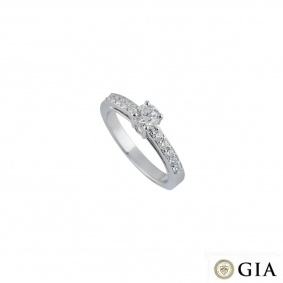 18k White Gold Diamond Ring 0.40ct G/VS1